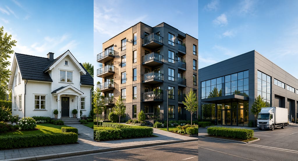 Fastighetslån för villa, hyresfastighet och kommersiell fastighet