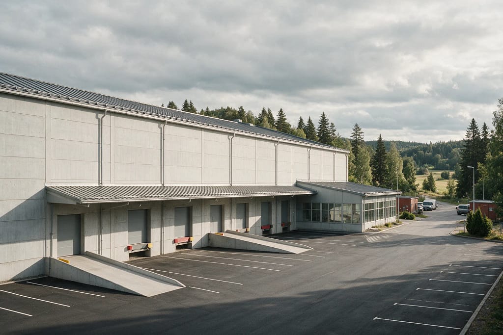 ett köp av industrifastighet