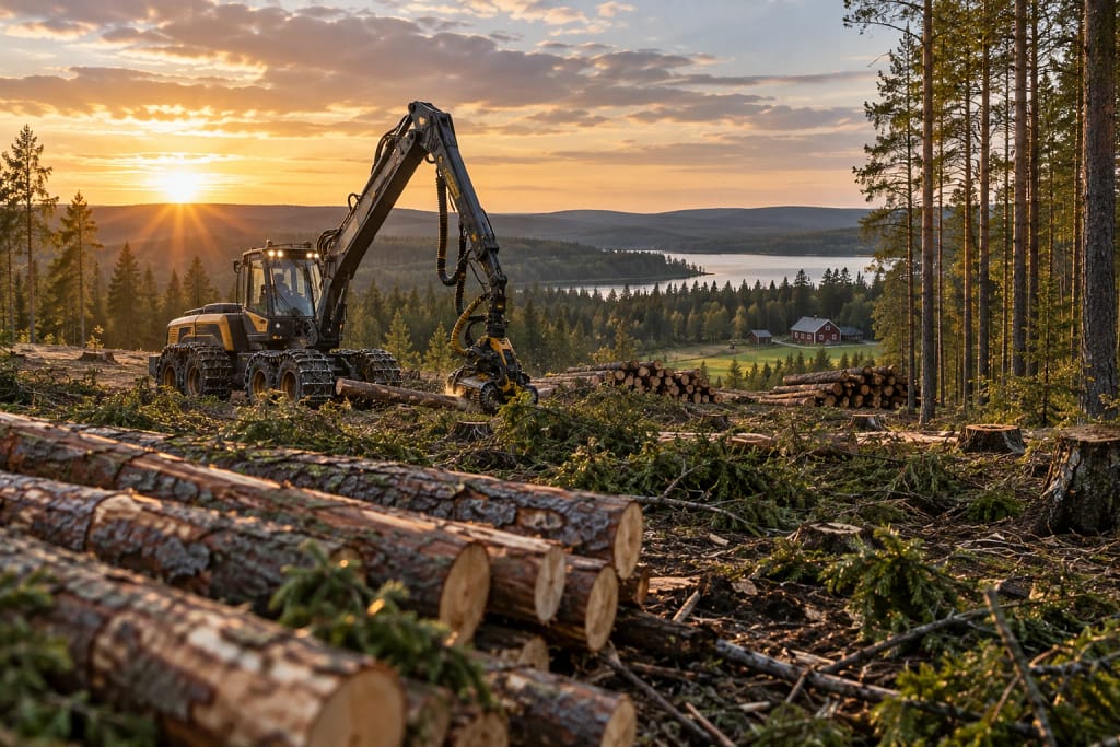 Köpa skogsfastighet - Avverkning och lånekostnader