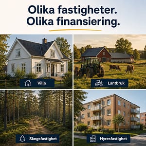 Olika fastigheter -Olika lån